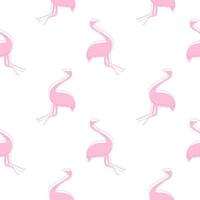flamingo bird seamless pattern vector