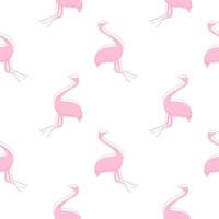 flamingo bird seamless pattern vector