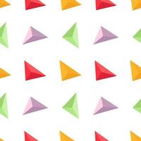 colorful crystal seamless pattern vector