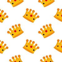 king crown seamless pattern vector