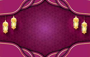ramadan kareem islamic design background with empty space in middle