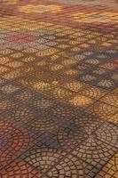 Pattern of the floor tiles photo