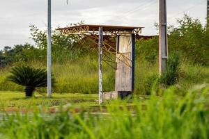 small and simple bus stop photo