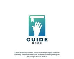 User Manual Book Icon .Guide Book Logo Design Template Element vector