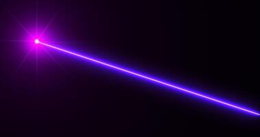 purple laser beam