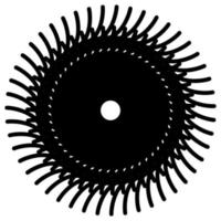 diseño vectorial abstracto en color negro. perfecto para empresas, antecedentes, camisetas, etc. vector