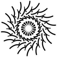 Abstract vector design in black color. Perfect for corporate, background, t-shirt, and so on.