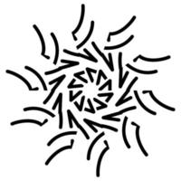 Abstract vector design in black color. Perfect for corporate, background, t-shirt, and so on.
