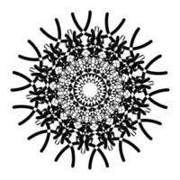 Abstract vector design in black color. Perfect for corporate, background, t-shirt, and so on.