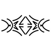 Abstract vector design in black color. Perfect for corporate, background, t-shirt, and so on.