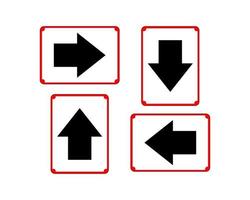 Set Arrow Icon. Collection Different Arrows Sign In Vector, Easy To Use And Print Design Templates vector