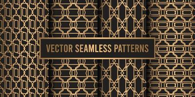 Geometric seamless pattern background vector