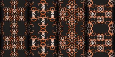 Decorative seamless pattern background vector