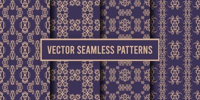 Ornamental seamless pattern background vector