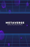 Concept of Future digital technology metaverse vector