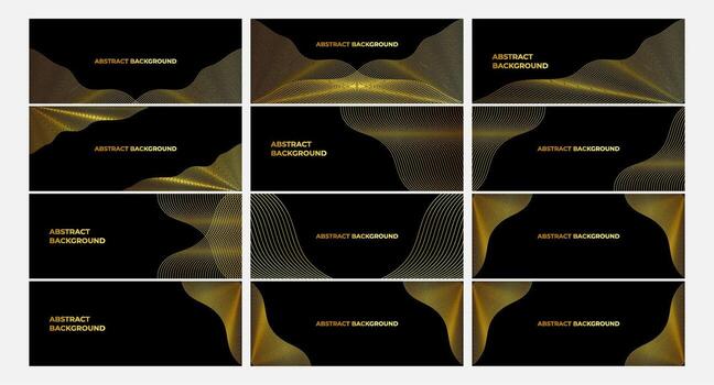 Set of elegant background with lines. luxury background. Abstract background vector