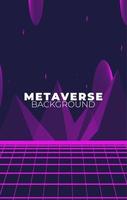 Concept of Future digital technology metaverse vector