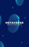 Concept of Future digital technology metaverse vector