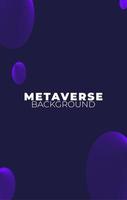 Concept of Future digital technology metaverse vector