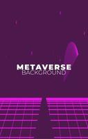 Concept of Future digital technology metaverse vector