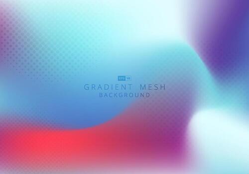 diseño de malla de degradado abstracto con plantilla decorativa de medio tono. superposición para el espacio de copia de diseño del fondo del texto. ilustración vectorial vector