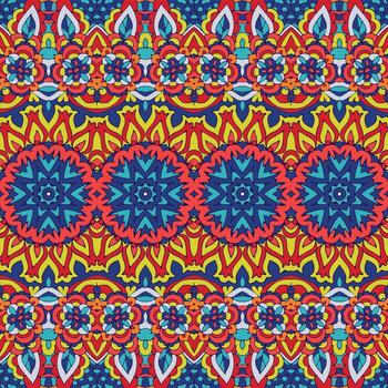 Ornament Seamless Background Pattern. Abstract background for textile design, wallpaper, surface textures. vector