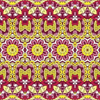 Ornament Seamless Background Pattern. Abstract background for textile design, wallpaper, surface textures. vector