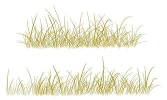 brown grass vector silhouette