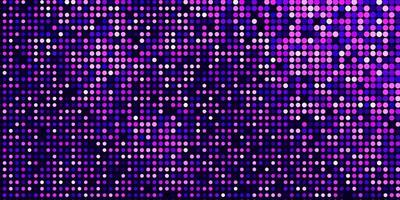 textura de vector violeta, rosa claro con discos.