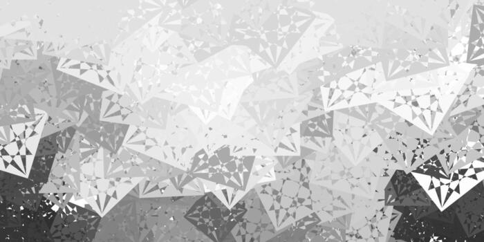 Light Gray vector backdrop with triangles, lines.