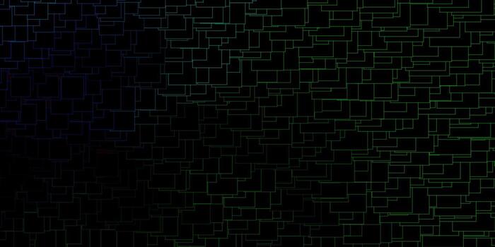 Dark Multicolor vector layout with lines, rectangles.