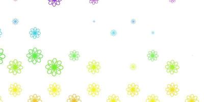 Light Multicolor vector texture with wry lines.