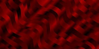 Dark Red vector backdrop with bent lines.