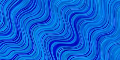 textura de vector azul claro con líneas torcidas.