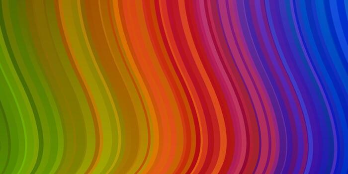 Fondo de vector multicolor claro con líneas.