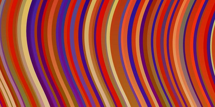 Light Multicolor vector pattern with curves.