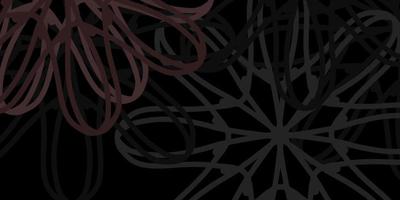 Dark Gray vector template with abstract forms.