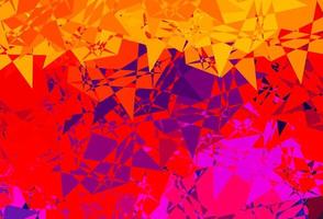 Light Multicolor vector background with polygonal forms.