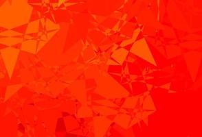 Light Orange vector background with triangles.