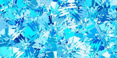 Light BLUE vector background with triangles.