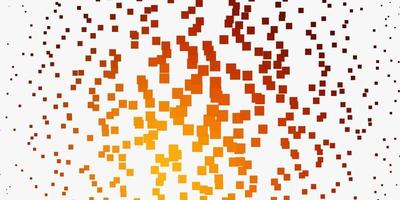 Light Orange vector texture in rectangular style.