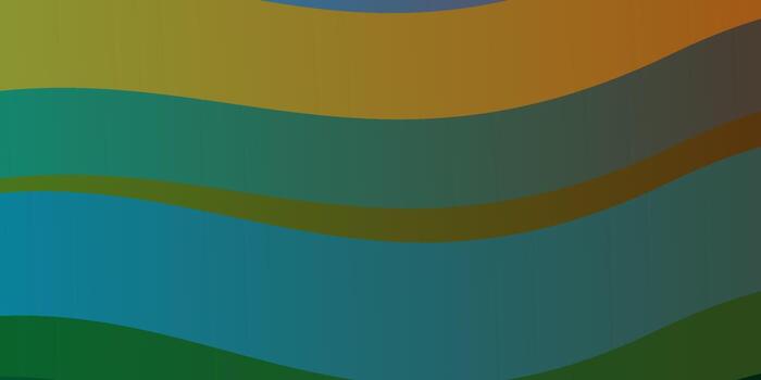 Dark Multicolor vector pattern with curved lines.