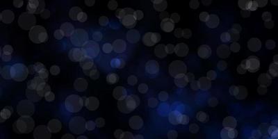 Dark BLUE vector layout with circles.