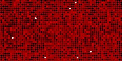 patrón de vector rojo oscuro con esferas.