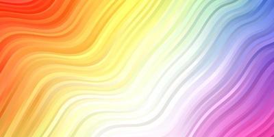 Light Multicolor vector background with bows.