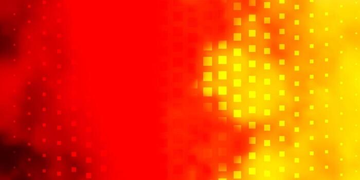 Light Red, Yellow vector texture in rectangular style.