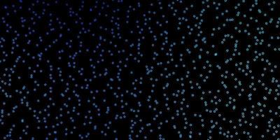 Dark BLUE vector texture with beautiful stars.