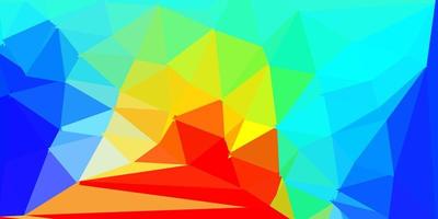 Light multicolor vector gradient polygon layout.