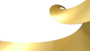 curl texture background gold 3d illustration rendering photo