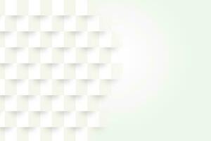 Abstract white geometric background. For design or advertising. 3D illustration pattern. photo